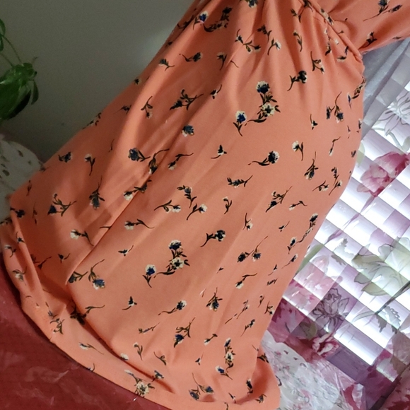 ONE DAY SALE 2023 Blush Floral Wrap Dress - Picture 11 of 12